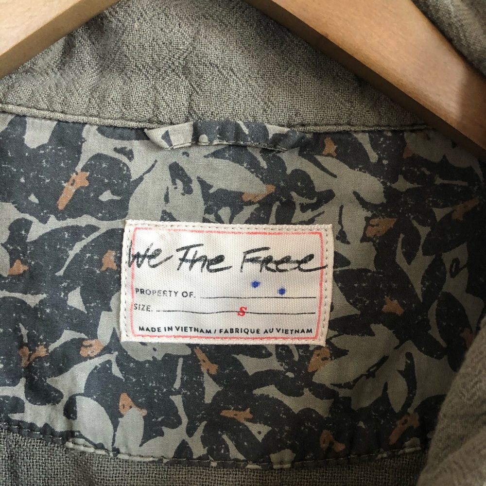 🚫SOLD🚫Free People Eyes On You Surplus Jacket - Picture 4 of 6
